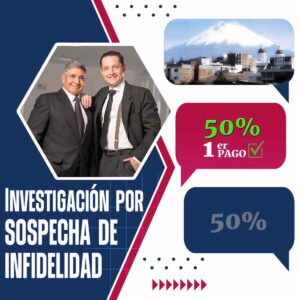 Detectives Privados Latacunga sospecha de infidelidad – Pago inicial