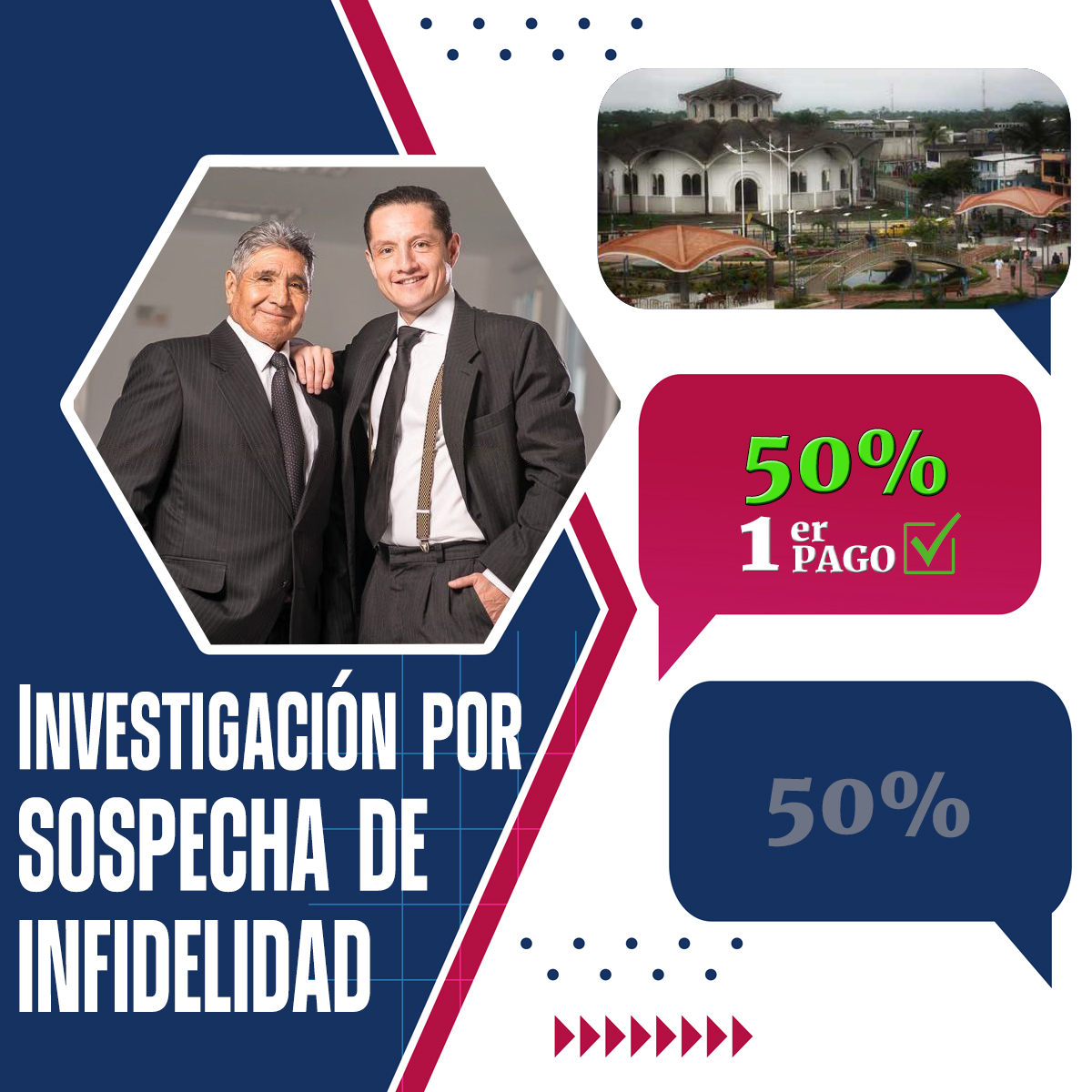 MOCHsolo Detectives Privados Nueva Loja sospecha de infidelidad – Pago inicial