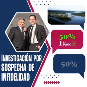 Detectives Privados Orellana sospecha de infidelidad – Pago inicial