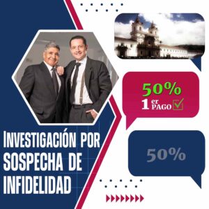 Detectives Privados Quito sospecha de infidelidad – Pago inicial