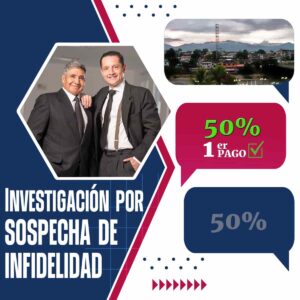Detectives Privados Tena sospecha de infidelidad – Pago inicial