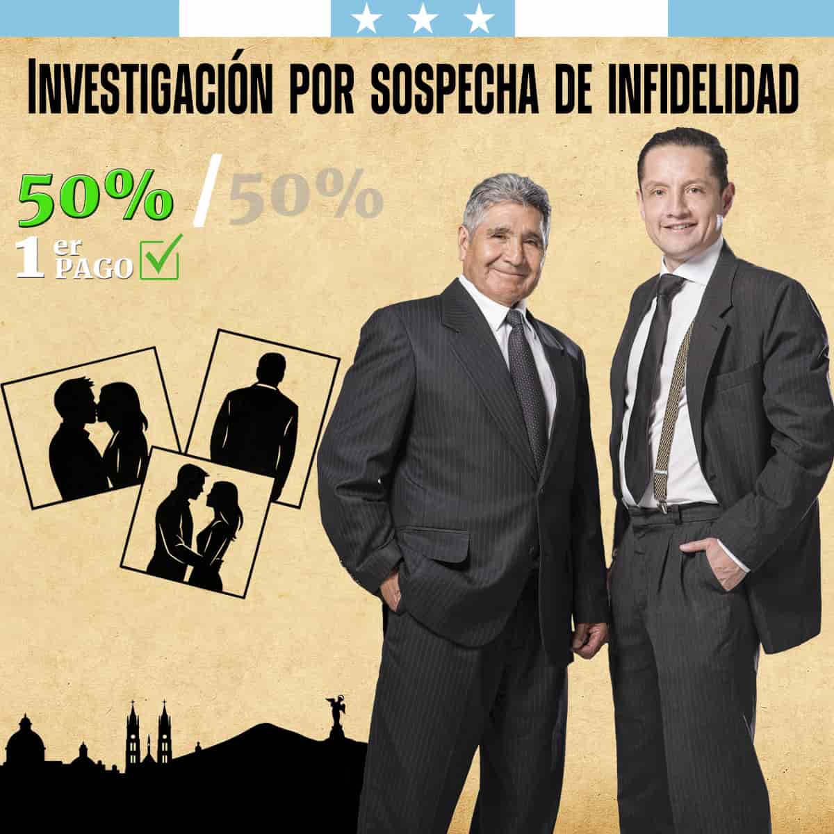 MOCHsolo Detectives Guayaquil sospecha de infidelidad – Pago inicial