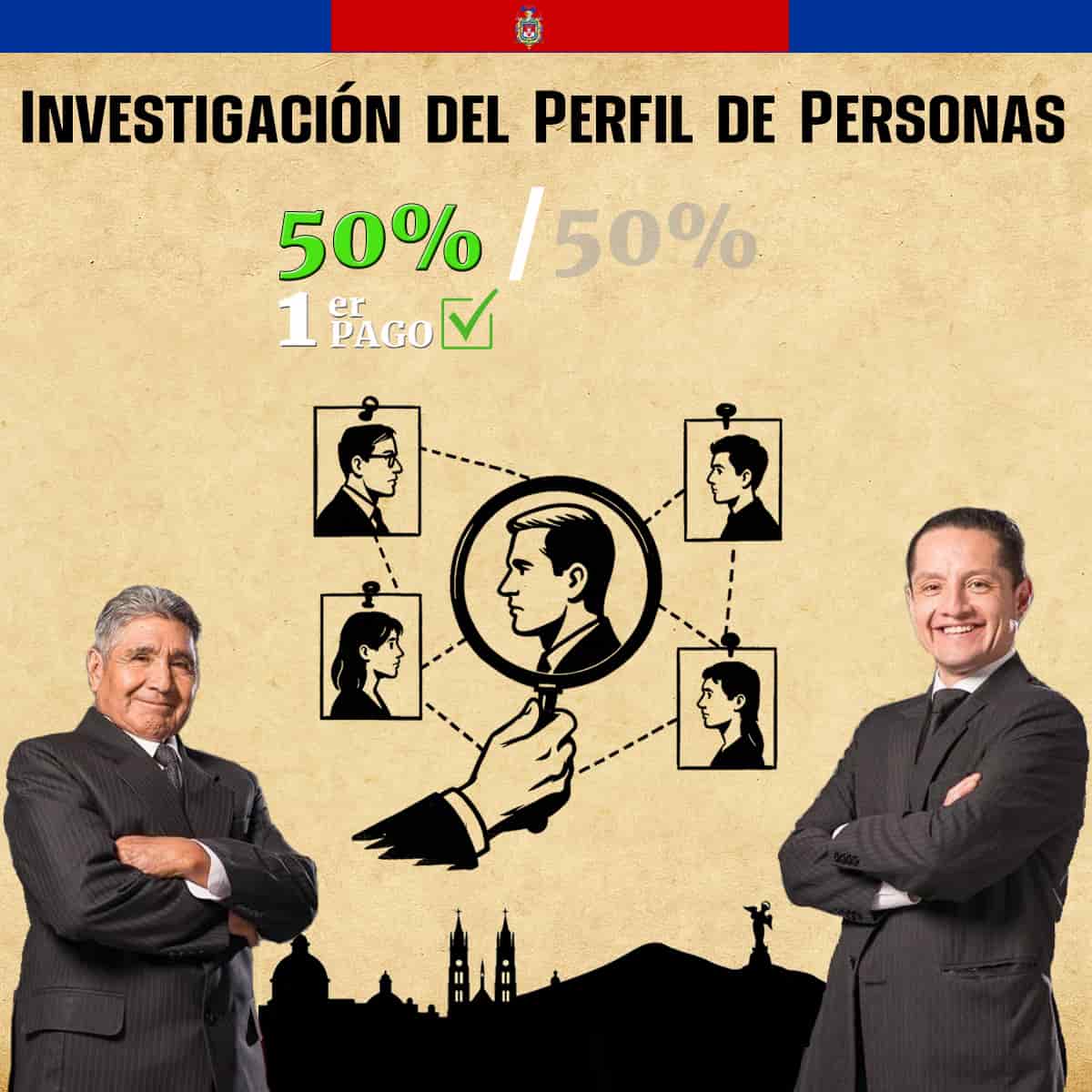 MOCHsolo Detectives Quito para seguimiento del perfil de personas – Pago inicial