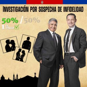 Detectives Quito sospecha de infidelidad – Pago inicial
