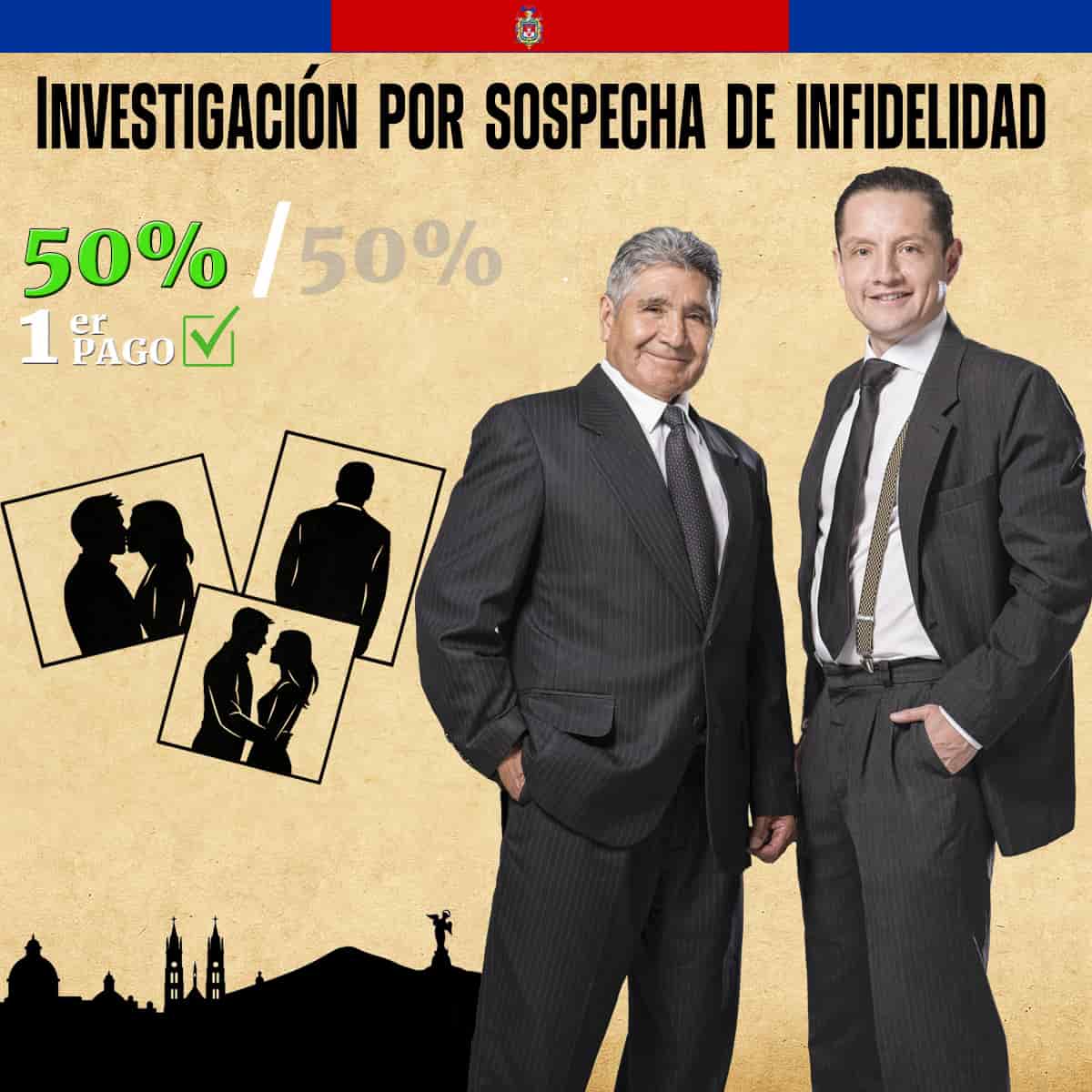 MOCHsolo Detectives Quito sospecha de infidelidad – Pago inicial