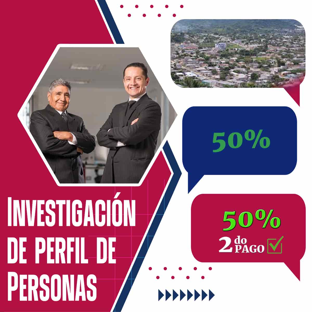Detectives Esmeraldas para seguimiento del perfil de personas – Pago final