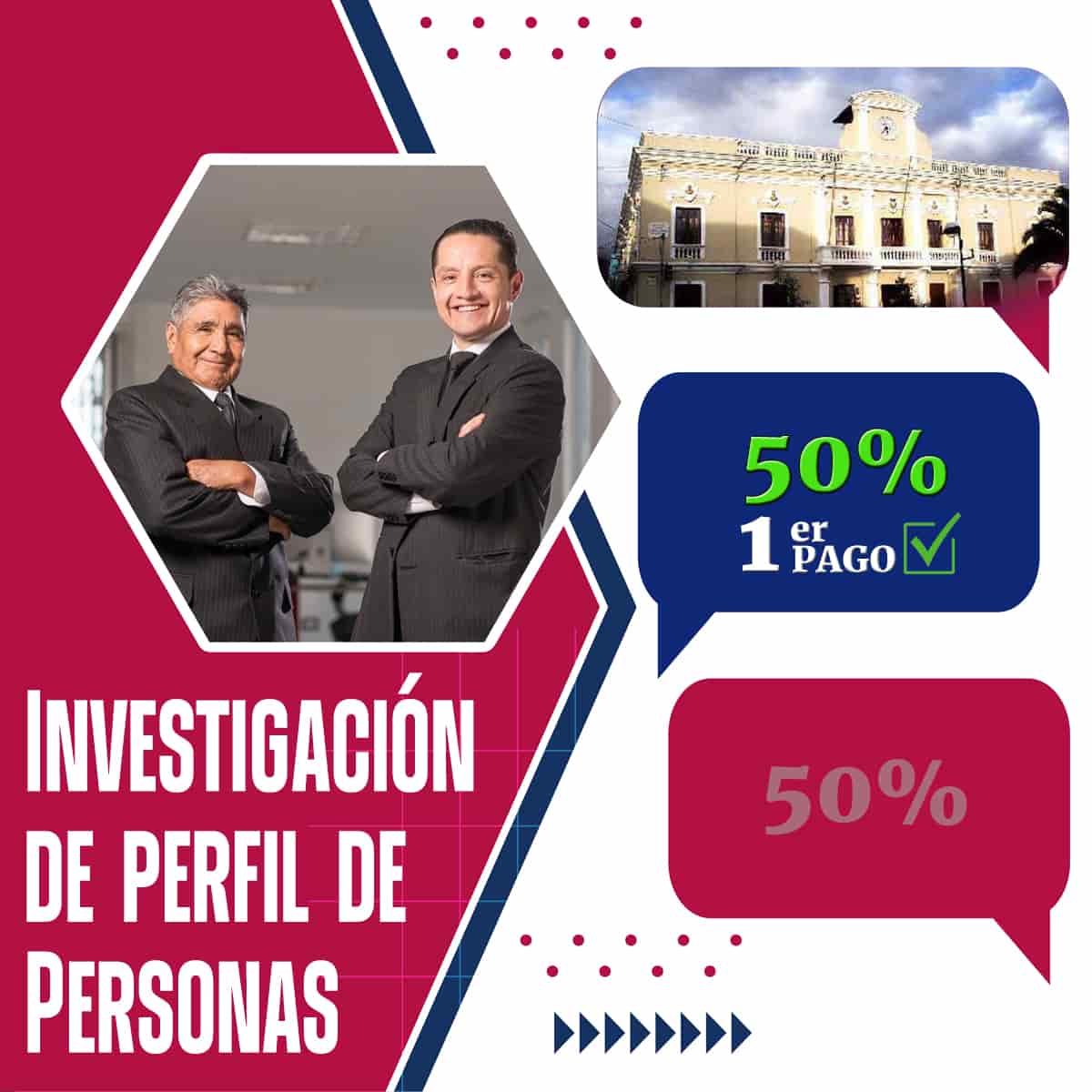 Detectives Guaranda para seguimiento del perfil de personas – Pago inicial