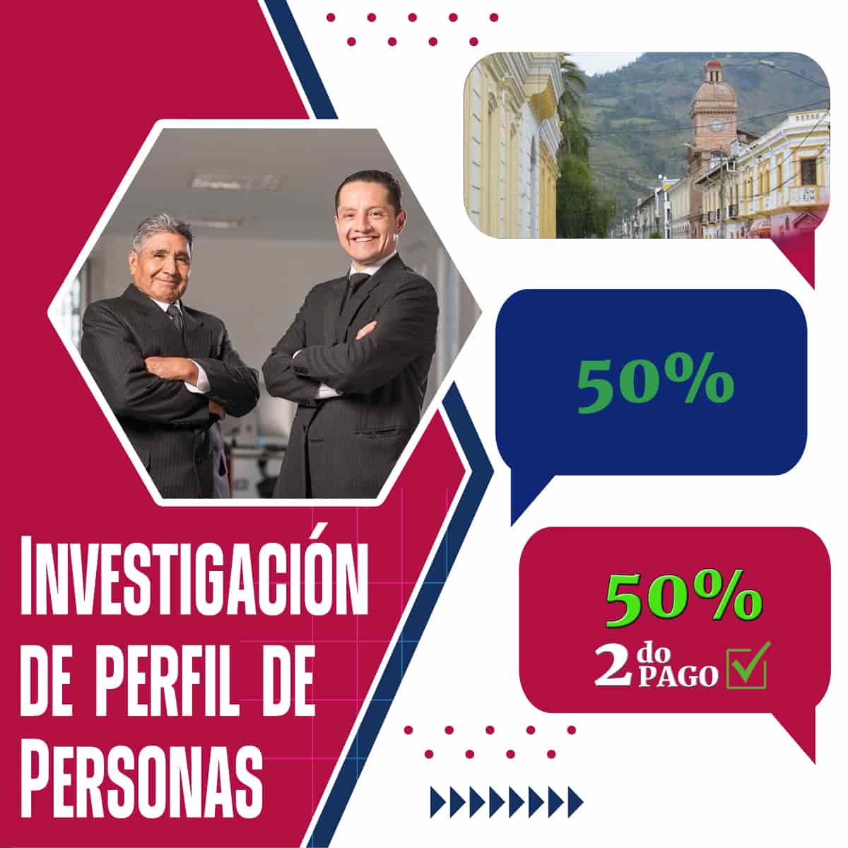 MOCHsolo Detectives Ibarra para seguimiento del perfil de personas – Pago final
