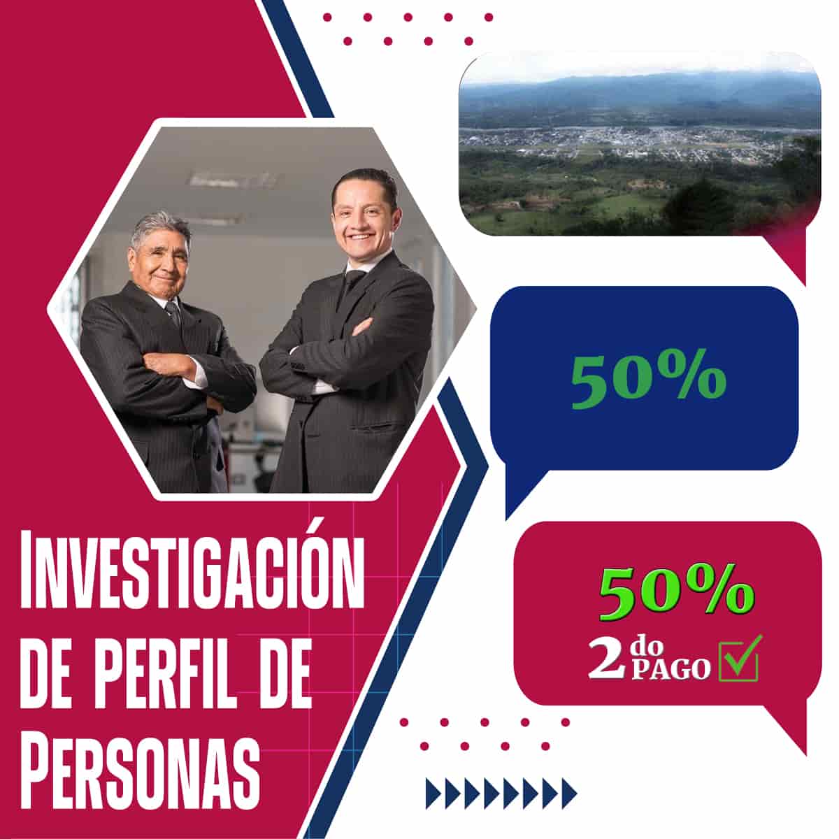 Detectives Macas para seguimiento del perfil de personas – Pago final