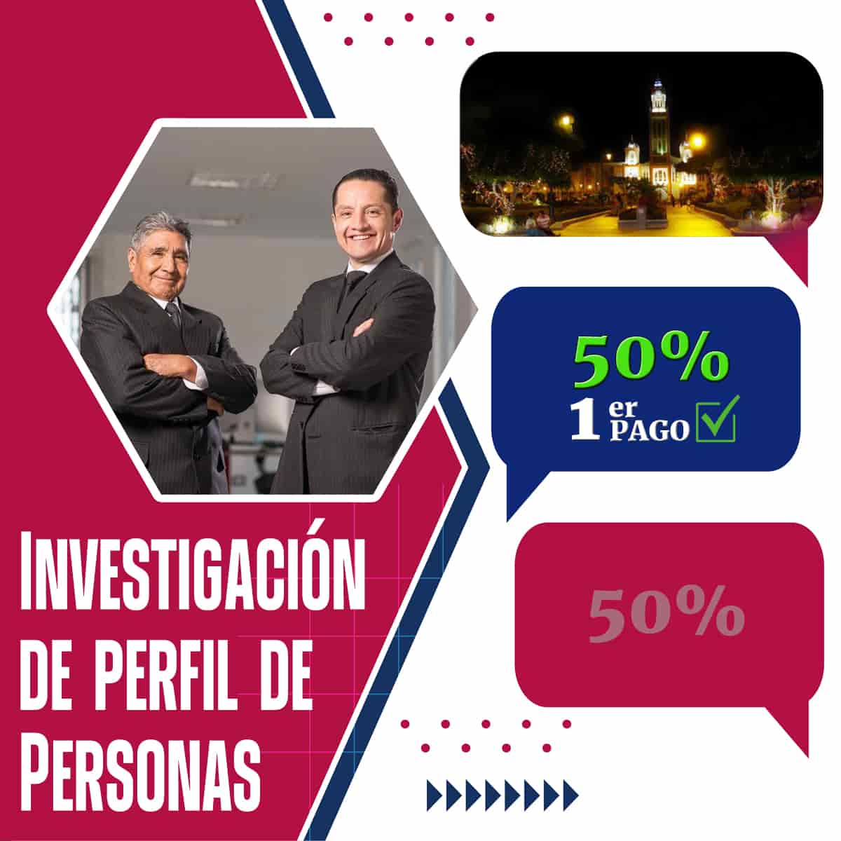 Detectives Machala para seguimiento del perfil de personas – Pago inicial