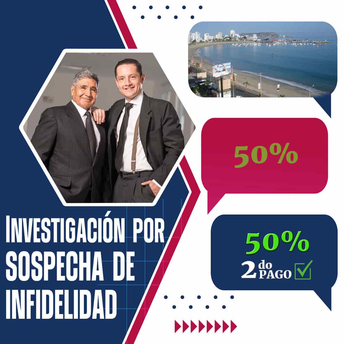 Detectives Privados Santa Elena sospecha de infidelidad – Pago final
