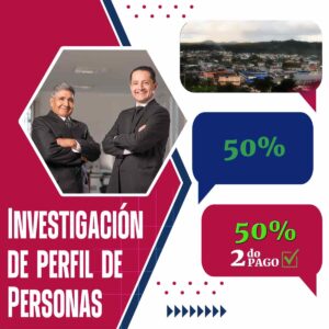 Detectives Puyo para seguimiento del perfil de personas – Pago final