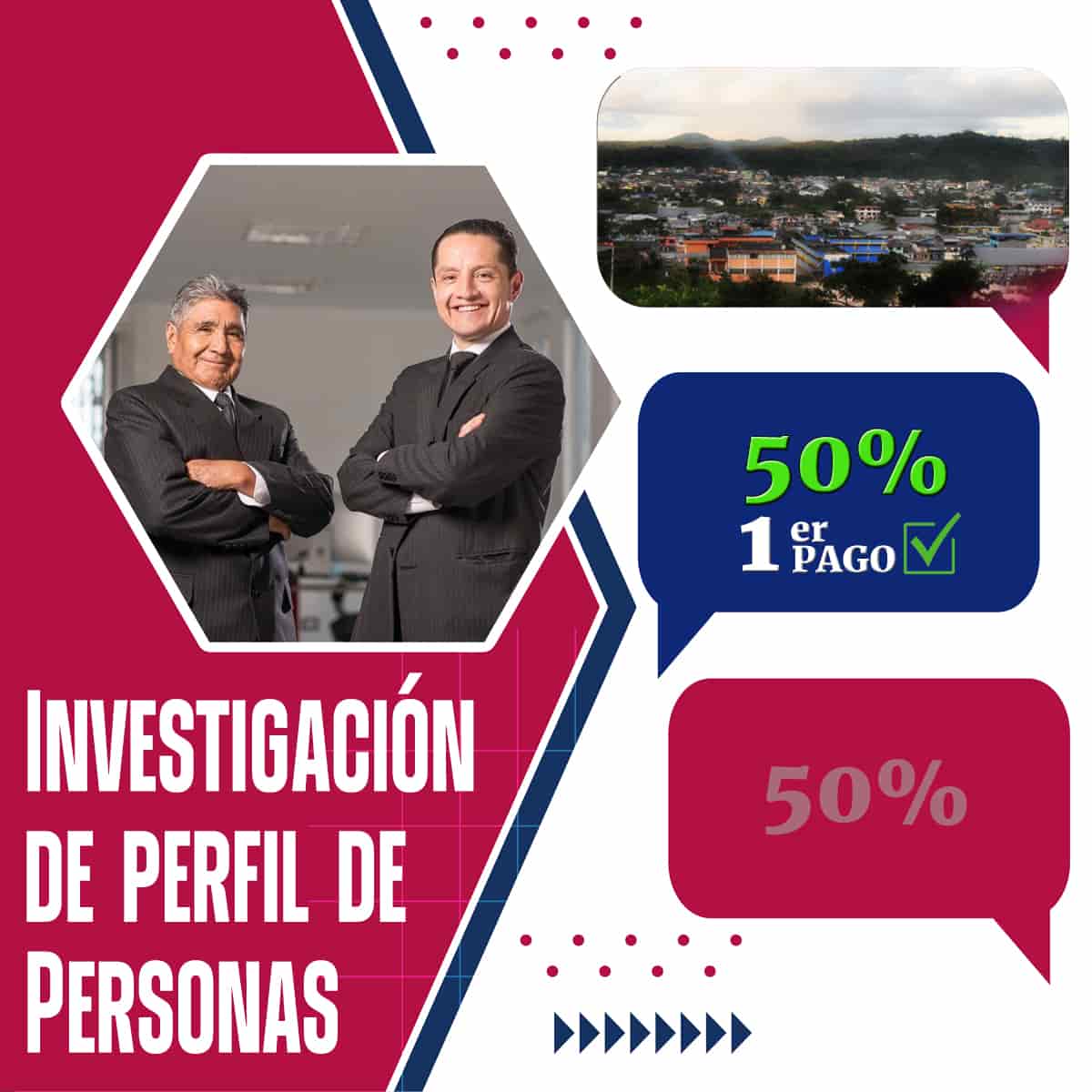 Detectives Puyo para seguimiento del perfil de personas – Pago inicial