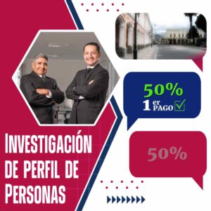 Detectives Riobamba para seguimiento del perfil de personas – Pago inicial