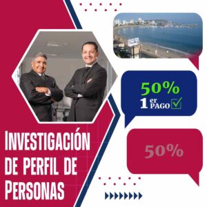 Detectives Santa Elena para seguimiento del perfil de personas – Pago inicial