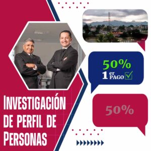 Detectives Tena para seguimiento del perfil de personas – Pago inicial