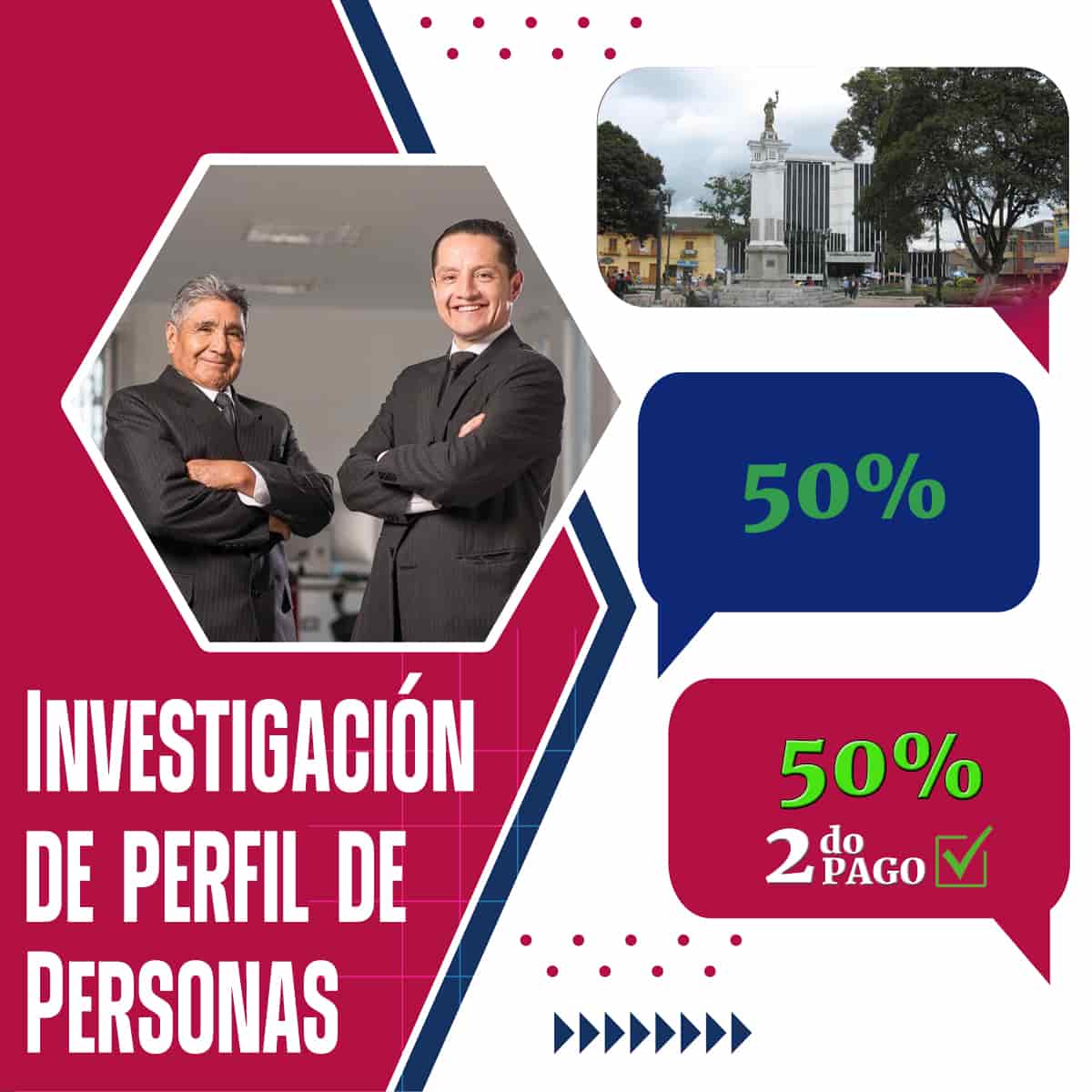 Detectives Tulcán para seguimiento del perfil de personas – Pago final