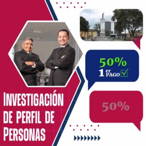 Detectives Tulcán para seguimiento del perfil de personas – Pago inicial